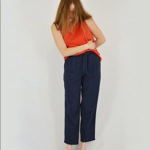 WRK-SHP corded pant in navy